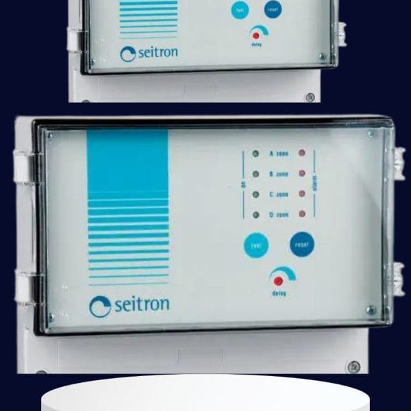 وحدة تحكم بـ 4 مداخل و 2 مخارج لأجهزة كشف تسرب الغاز