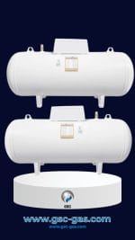 خزان غاز أفقى فوق الارض 1000 لتر