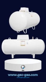 خزان غاز أفقى فوق الارض 1000 لتر