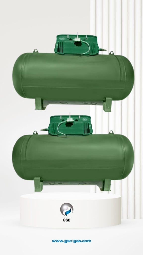 خزان غاز مدفونه 1750 لتر