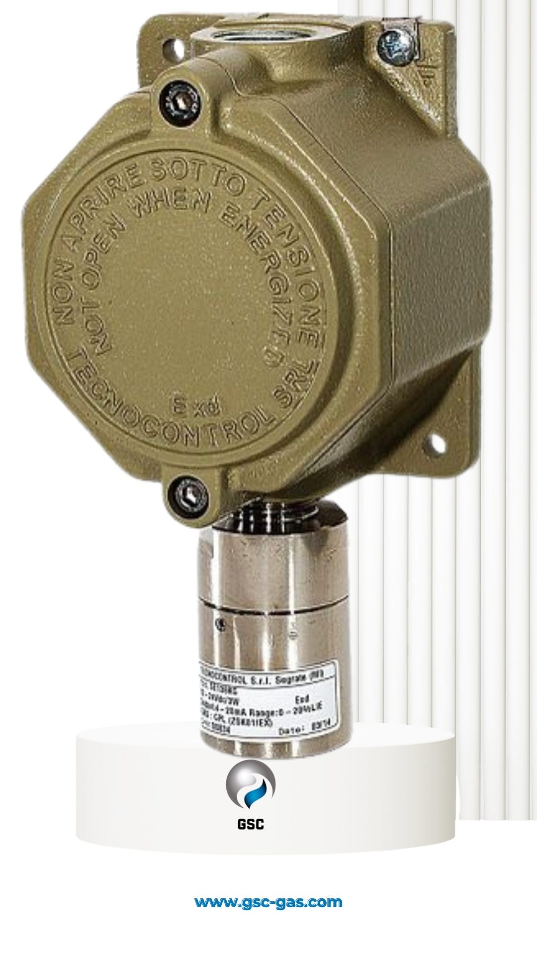 كاشف تسرب غاز تكنو كنترول إيطالي ضد الانفجار